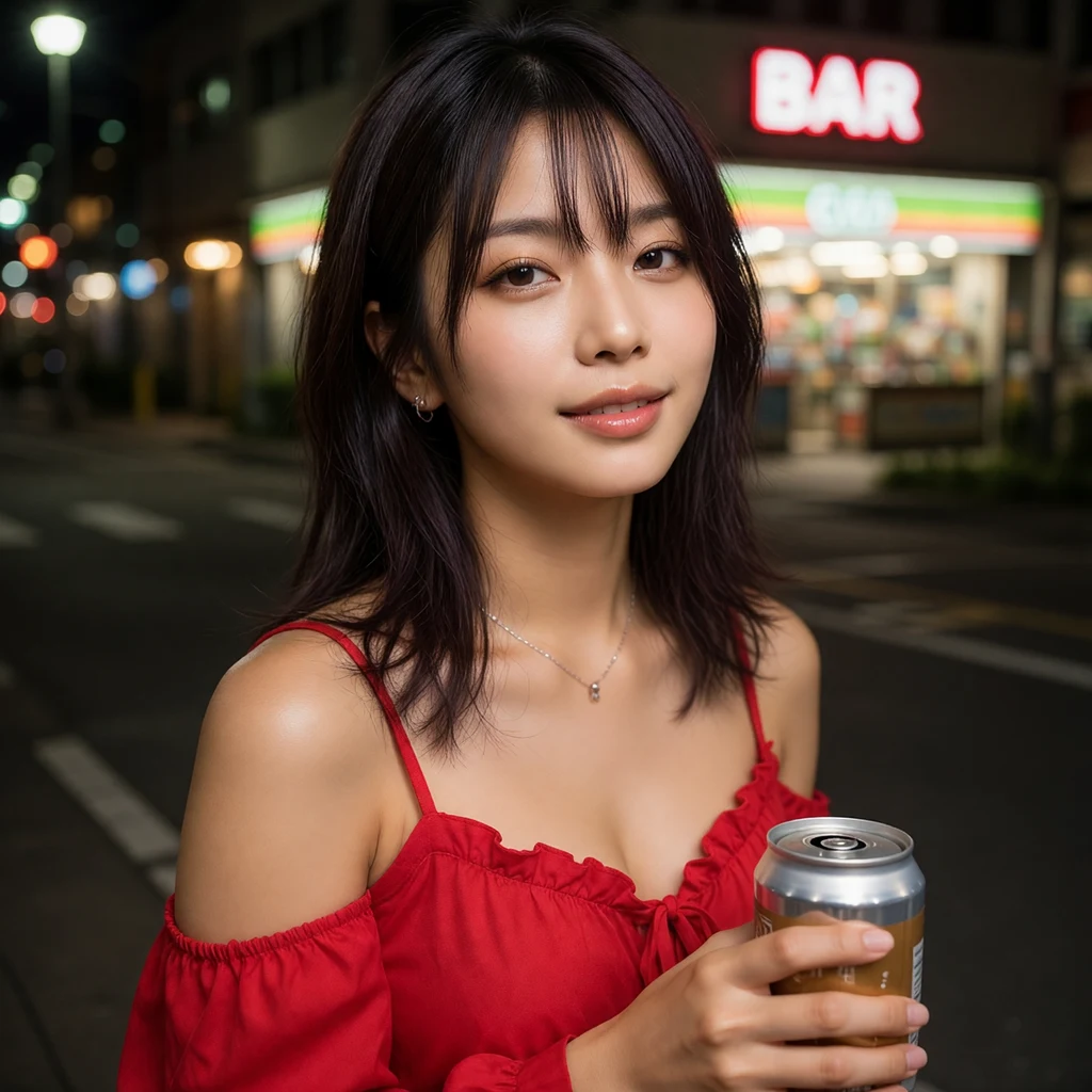 深夜の遭遇