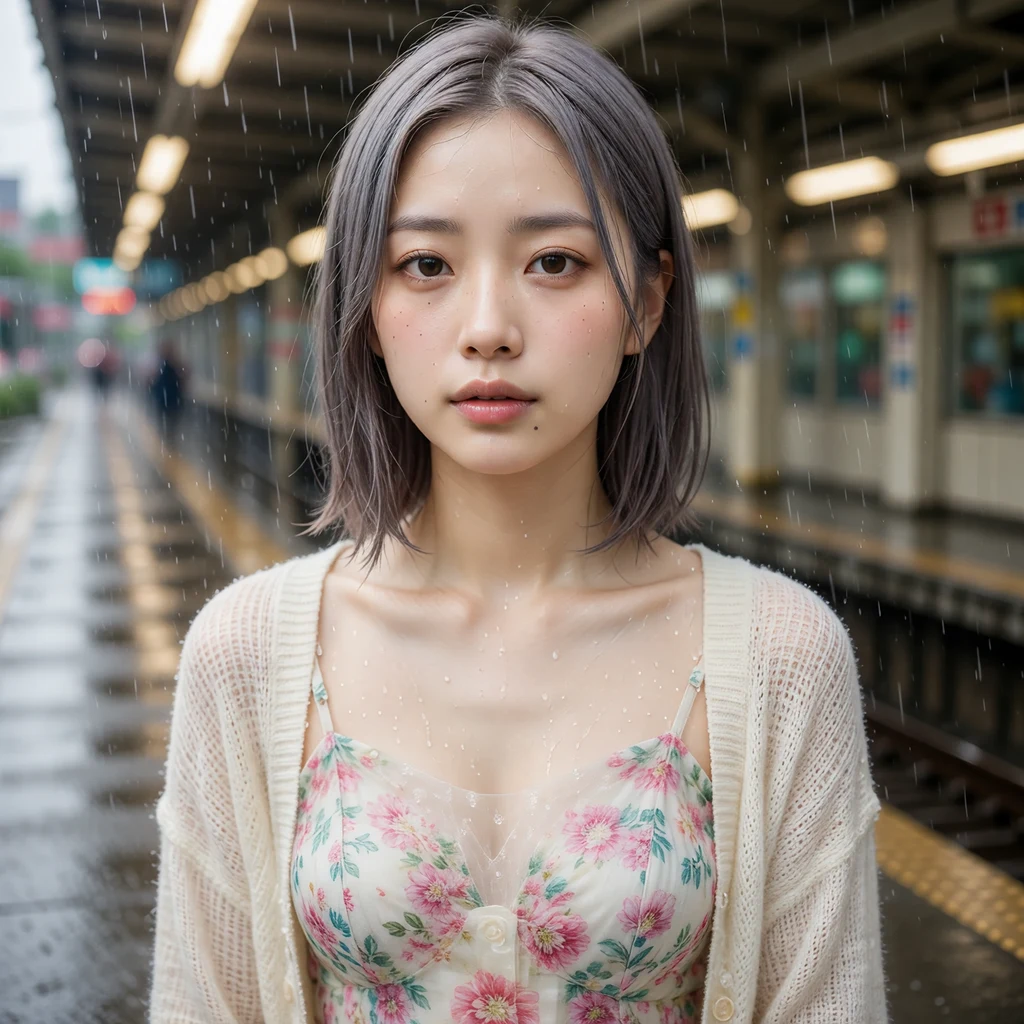 雨の帰り道