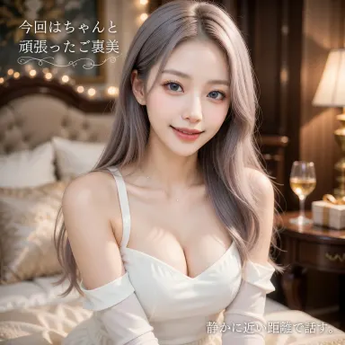 ラウンジの甘いご褒美
