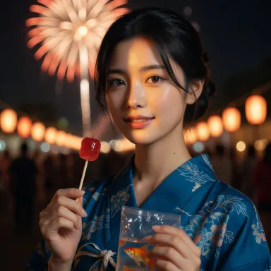 祭りの出会い